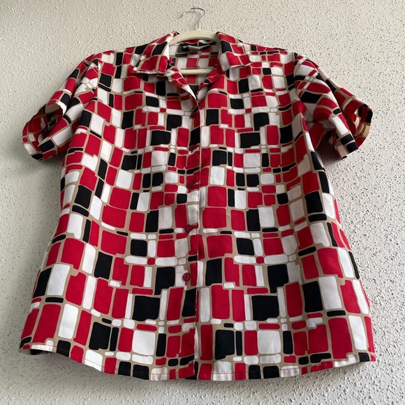 Notations Tri-Color Camp Shirt - Picture 4 of 5